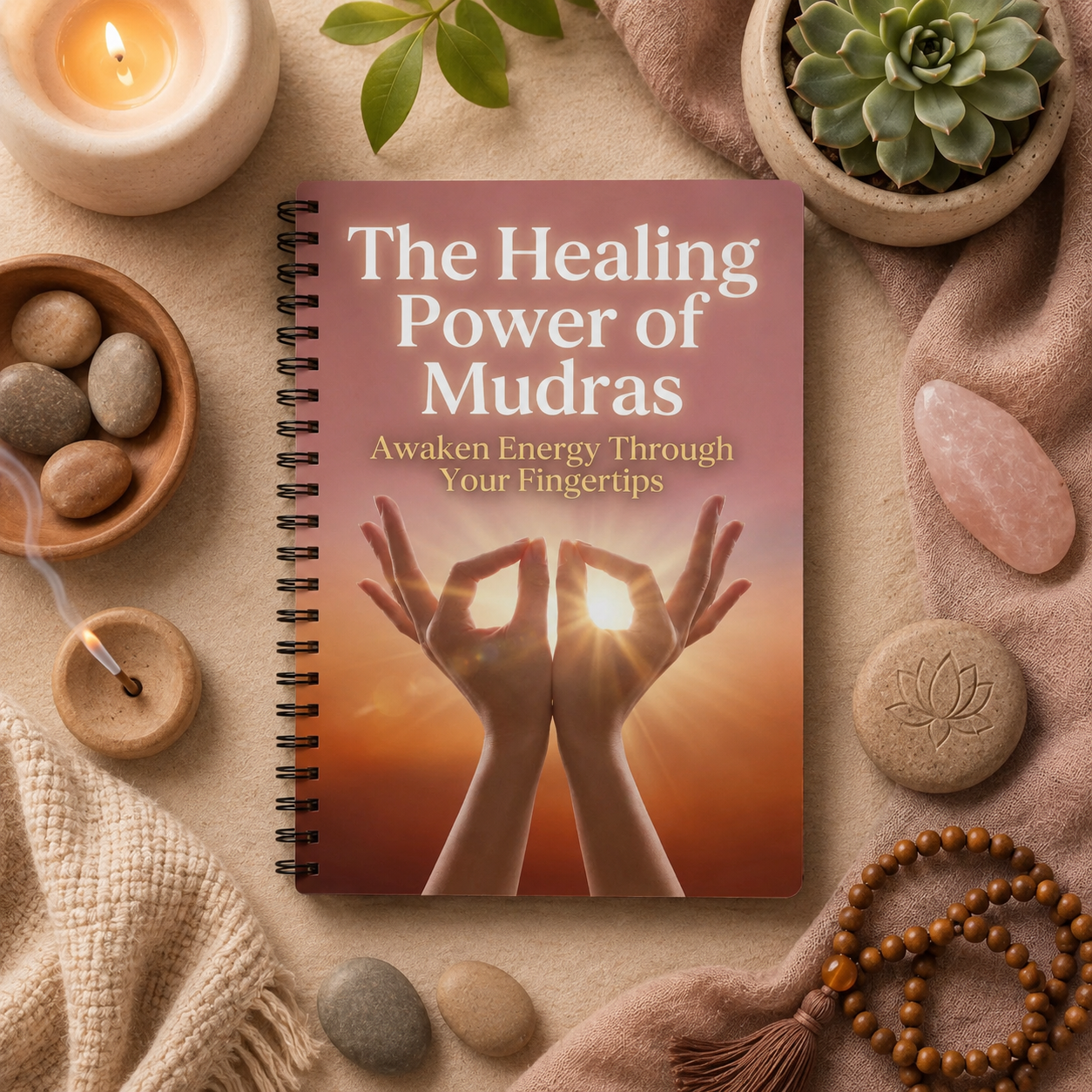 Healing Wellness - Mudras Hand Yoga Guide Healing Gestures
