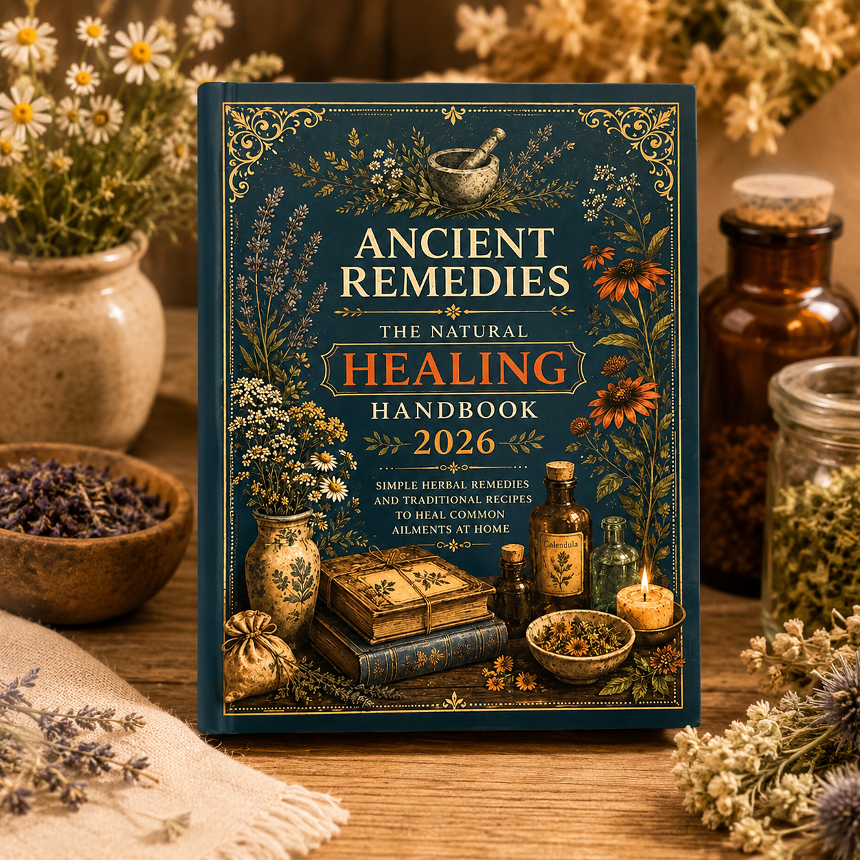 Herbal Wellness Guide - Ancient Remedies Healing Handbook 2026 Herbal