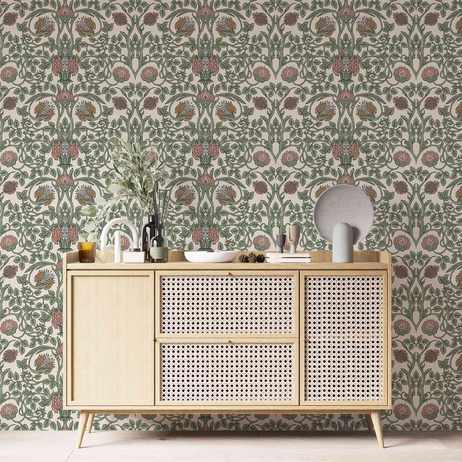 Green Medicine And Herbal Wall - Herbal Wallpaper recensie en prijs