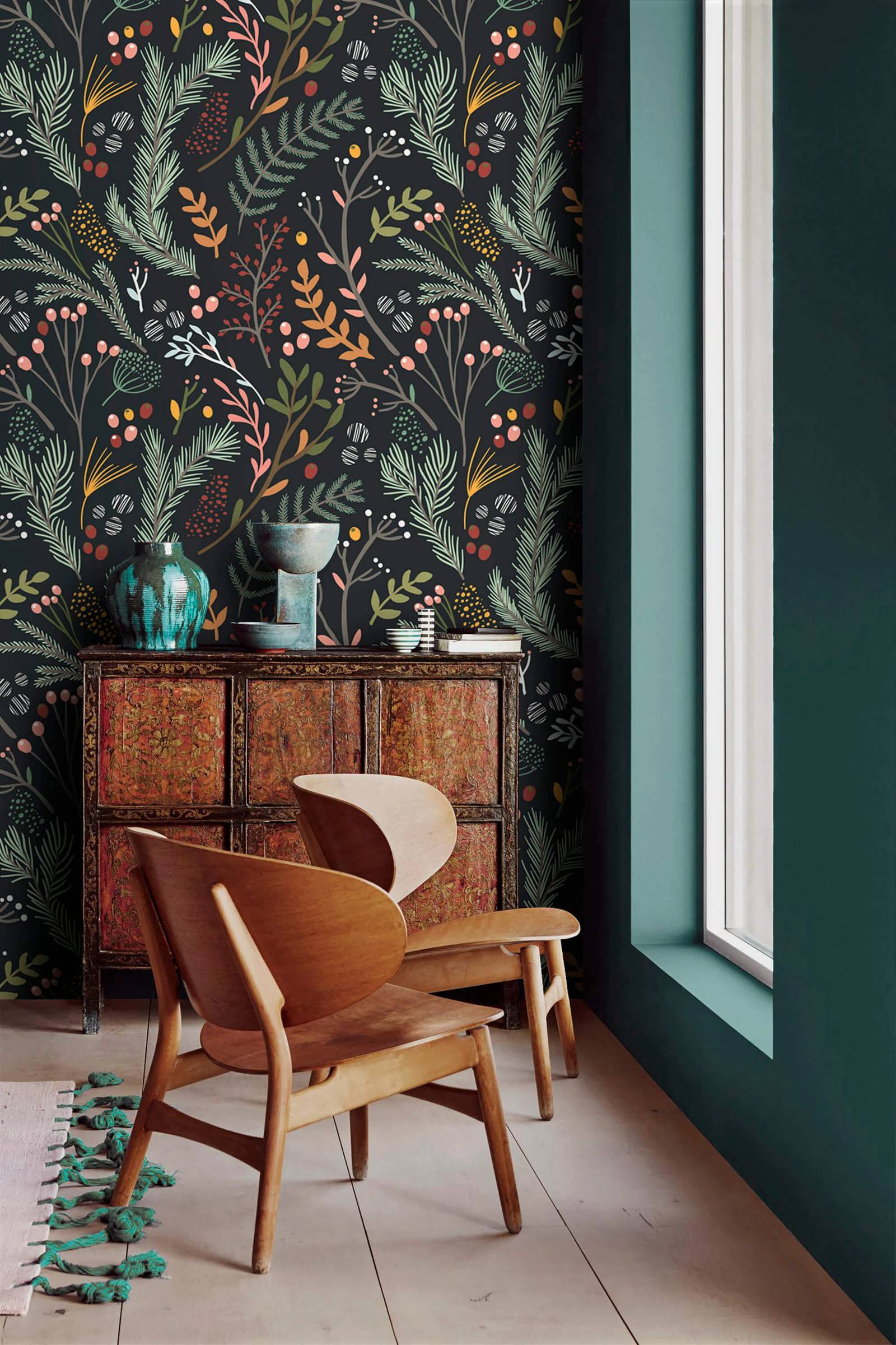 Leaves Peel and Stick Botanica - Herbal Wallpaper recensie en prijs