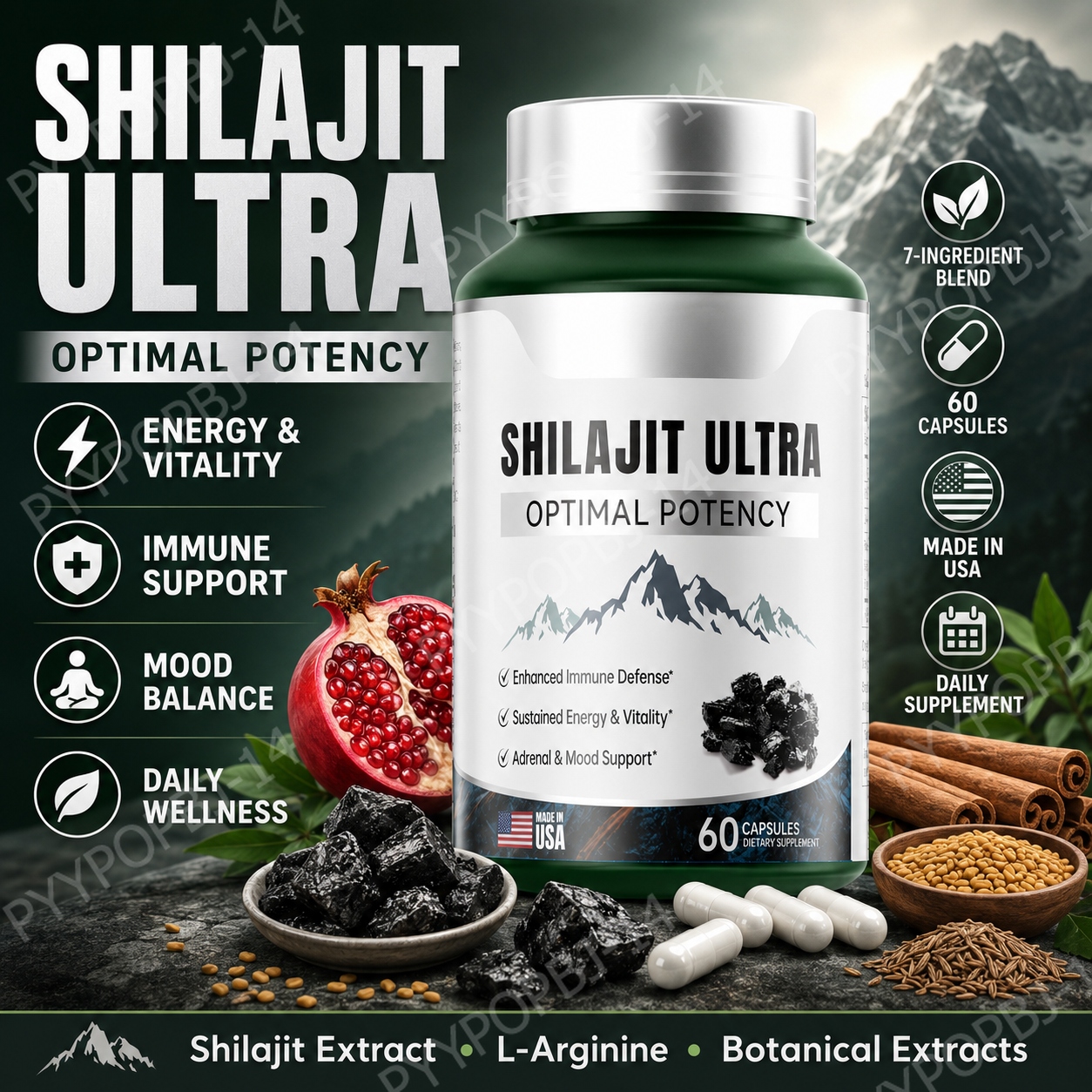 Herbal Shilajit Natural Minera - Herbal Wellness Formula recensie en prijs