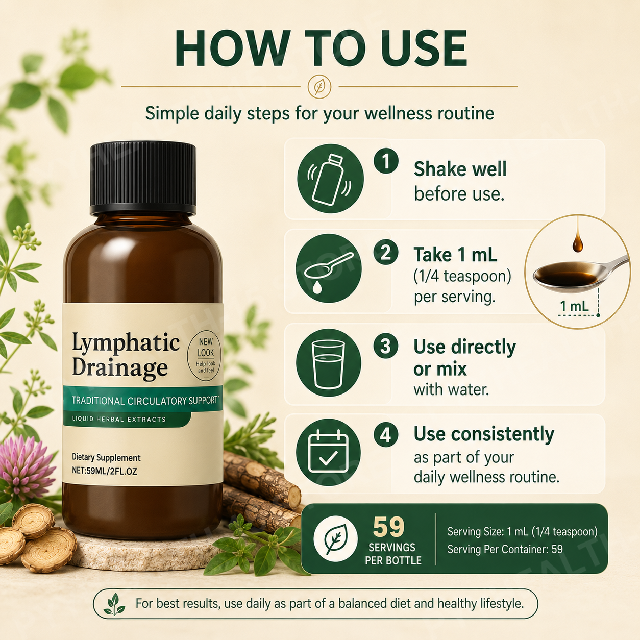 Herbal Extract Drops with Clea - Herbal Wellness Formula recensie en prijs