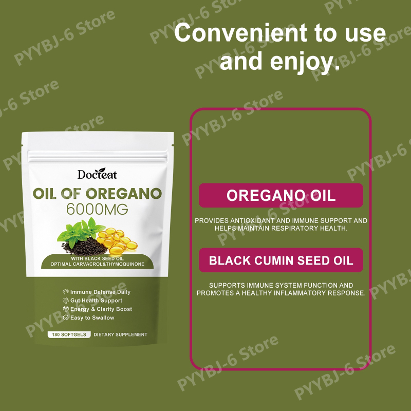 Oregano Oil Softgels with Blac - Herbal Wellness Formula recensie en prijs